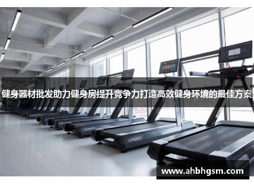 健身器材批发助力健身房提升竞争力打造高效健身环境的最佳方案